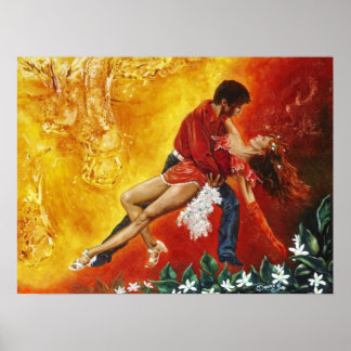 Oranje Splash Poster