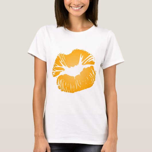 Oranje spoelen t-shirt (Voorkant)