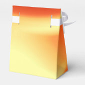 Oranje spoeling gepersonaliseerd bedankdoosjes (Achterkant)