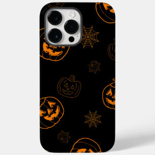 Oranje Spooky Halloween Case-Mate iPhone 14 Pro Max Hoesje