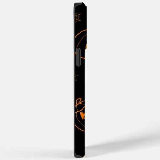 Oranje Spooky Halloween Case-Mate iPhone Case (Achterkant / Rechts)