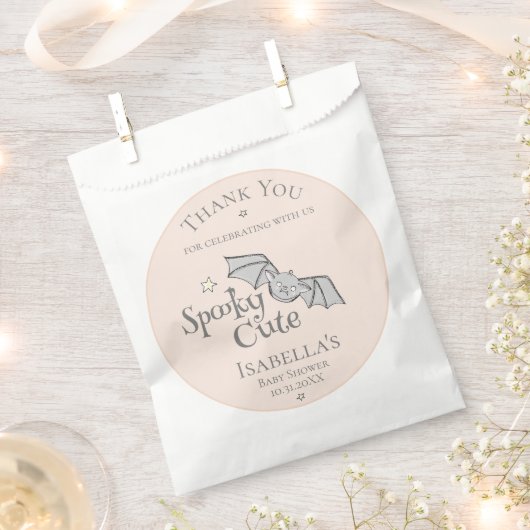 Oranje Spooky Schattigee Vleermuizen Baby Hallowee Bedankzakje (Geknipt)