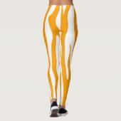 Oranje sport leggings (Achterkant)