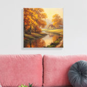 Oranje Springs Countryside Canvas (Insitu (Woonkamer))