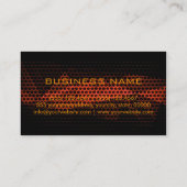 Oranje staalfabriek visitekaartje (Achterkant)