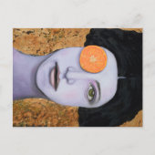 Oranje staar briefkaart (Voorkant)