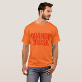 Oranje staar t-shirt (Voorkant volledig)