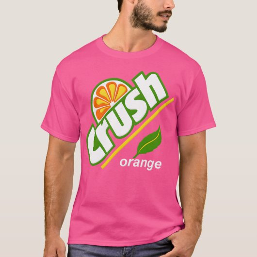 Oranje staar t-shirt (Voorkant)