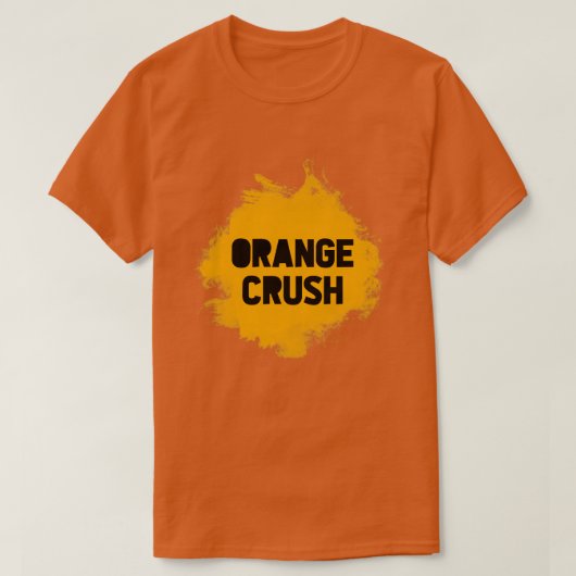 Oranje staar t-shirt (Design voorkant)