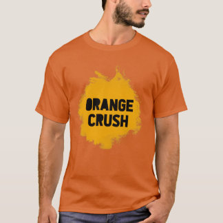Oranje staar t-shirt
