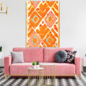 Oranje stam II Canvas Afdruk (Insitu (Woonkamer))