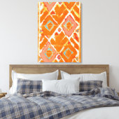 Oranje stam II Canvas Afdruk (Insitu (Slaapkamer))