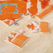 Oranje stam II Legpuzzel (Zijkant)