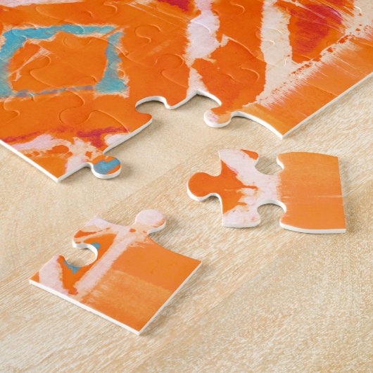 Oranje stam II Legpuzzel (Zijkant)