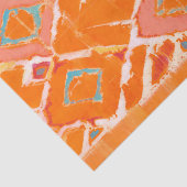 Oranje stam II Tissuepapier (Detail)