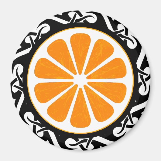 oranje, stammenstam. magneet (Voorkant)