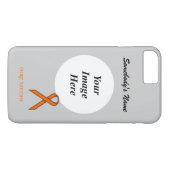 Oranje standaard lintplaat door Kenneth Yoncich Case-Mate iPhone Case (Achterkant (Horizontaal))
