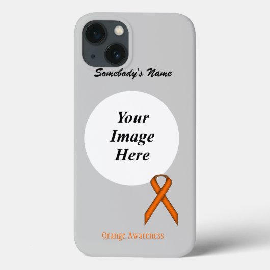 Oranje standaard lintplaat door Kenneth Yoncich Case-Mate iPhone Case (Achterkant)