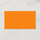 Oranje standaard Visitekaartje (Voorkant)