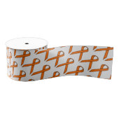 Oranje standaardlint grosgrain lint (Spoel)