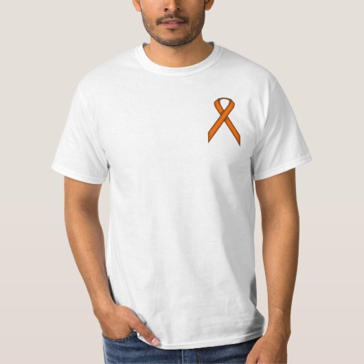 Oranje Standaardlint T-shirt (Voorkant)