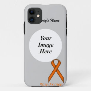 Oranje standaardlintje door Kenneth Yoncich Case-Mate iPhone Case