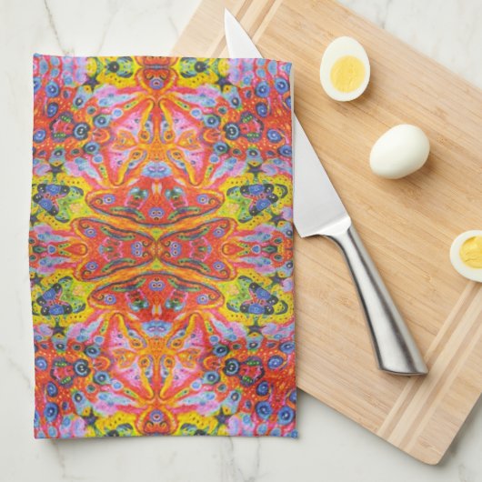 Oranje Star Island 3 Theedoek (Quarter Fold)