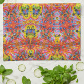 Oranje Star Island 4 Theedoek (Gevouwen)