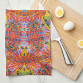 Oranje Star Island 4 Theedoek (Quarter Fold)