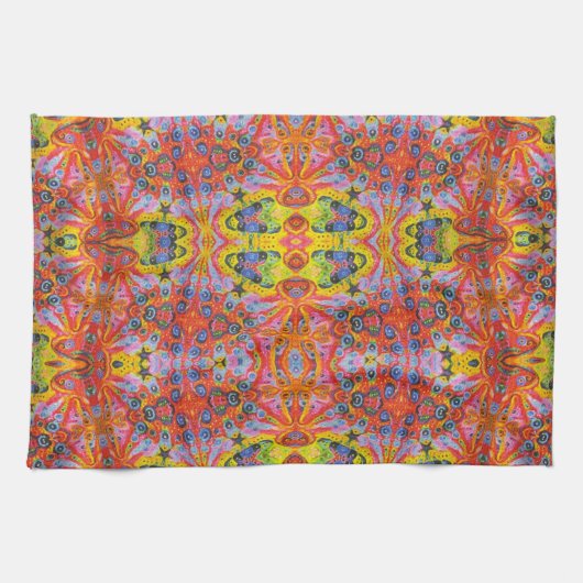 Oranje Star Island 4 Theedoek (Horizontaal)