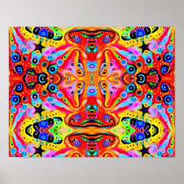 Oranje Star Island Poster