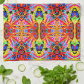 Oranje Star Island Theedoek (Gevouwen)