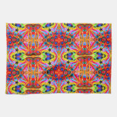 Oranje Star Island Theedoek (Horizontaal)