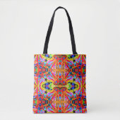 Oranje Star Island Tote Bag (Voorkant)