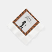 Oranje Starburst Heks Halloween Servet (Hoek)