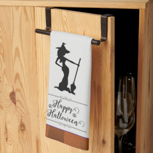 Oranje Starburst Heks Halloween Theedoek