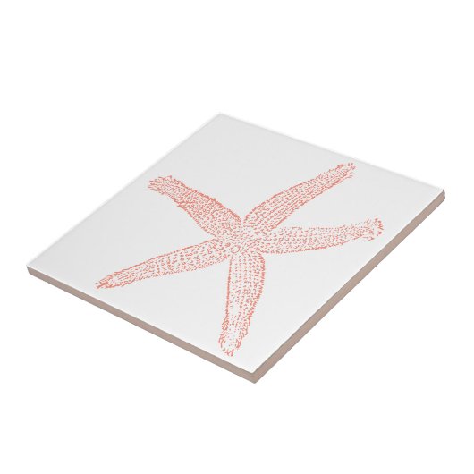 Oranje Starvis Tegeltje (Zijkant)