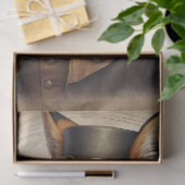  Oranje Steampunk Fox Tissuepapier (Geschenk)