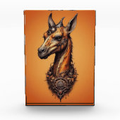 Oranje Steampunk Giraffe, Fotoblokken (Voorkant)