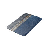 Oranje steek, dubbele denim patch. badmat (Gekanteld)