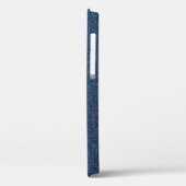 Oranje steek, dubbele denim patch. Case-Mate iPhone case (Achterkant / Links)