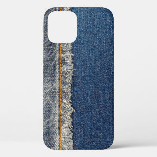 Oranje steek, dubbele denim patch. Case-Mate iPhone case
