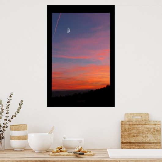 oranje stemming poster (Keuken)