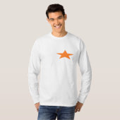 Oranje ster T-shirt (Voorkant volledig)