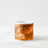 Oranje sterren espresso kop (Voorkant)