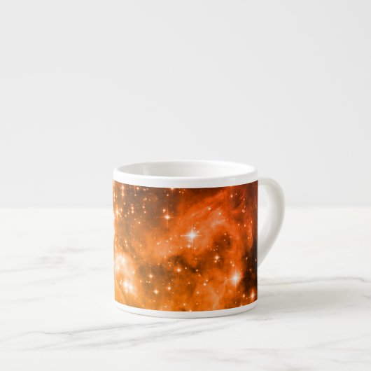 Oranje sterren espresso kop (Voorkant rechts)