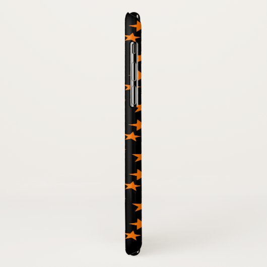 Oranje sterren op zwart | Halloween Fun Case-Mate iPhone Case (Achterkant/links)