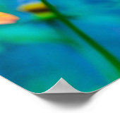 Oranje sterventilator poster (Hoek)