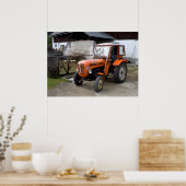 Oranje Steyr Tractor KL II Poster (Keuken)