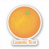 Oranje Sticker (Voorkant)